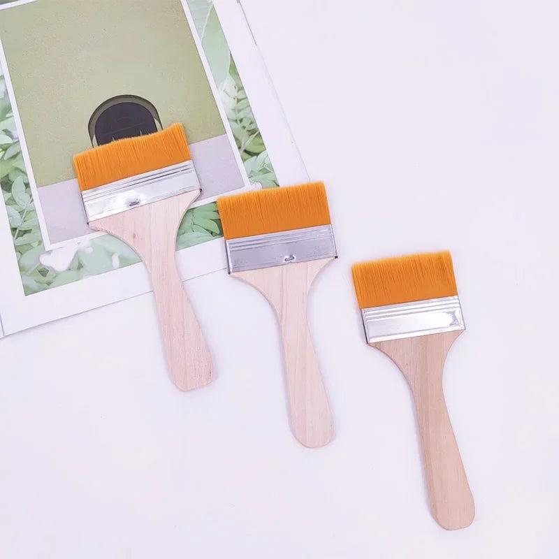 12pcs/set Nylon Paint Brushes Set for Acrylic Oil Drawing Watercolor Wooden Painting Brush Tools Art Supplies