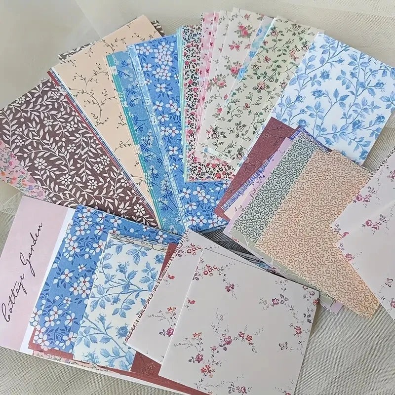 JIANQI 60 pcs Vintage Collage Scrapbooking Journal Material paper Card Making DIY Retro Source Paper Creative Memo Stationery