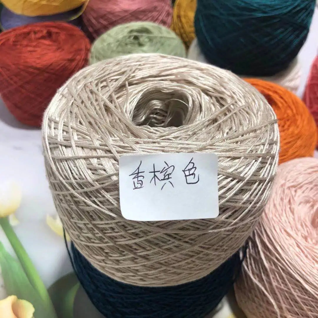 250g/ Ball Cotton Pure Cotton Lace Baby Skin-friendly Wool Thread DIY Hand-woven Air Conditioning Cape/short Sleeve Materials