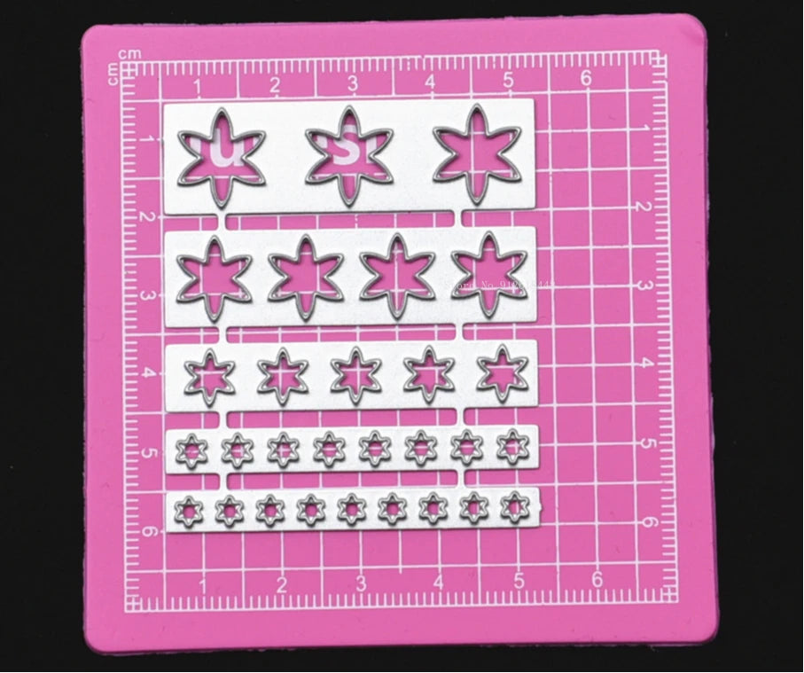 Ultralight Clay Geometry/petal Shape Carbon Steel Cutting Mold DIY Polymer Clay Animation Characters Clothing Decoration Tools
