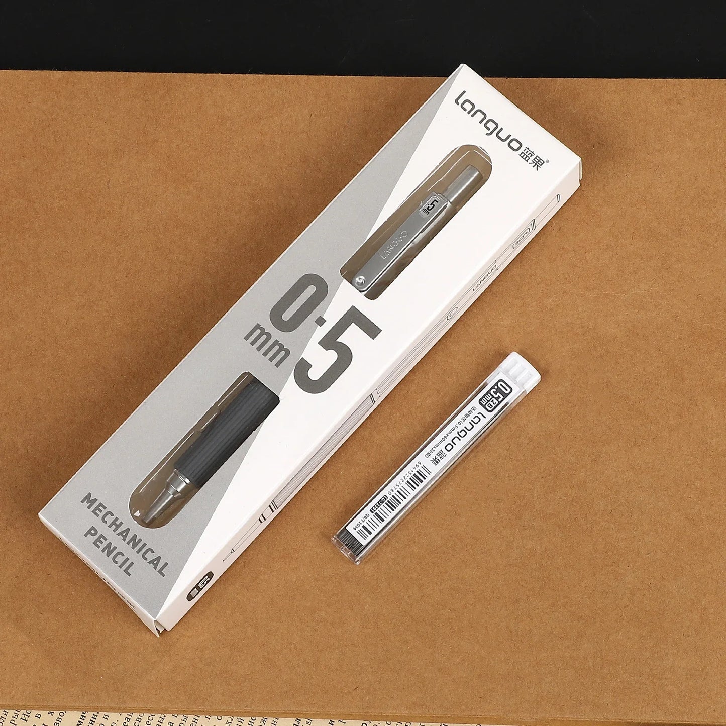 JIANWU Low Center of Gravity Metal Drawing Mechanical Pencil Material Collage Pencil CreativeJournal Student Supplies Stationery