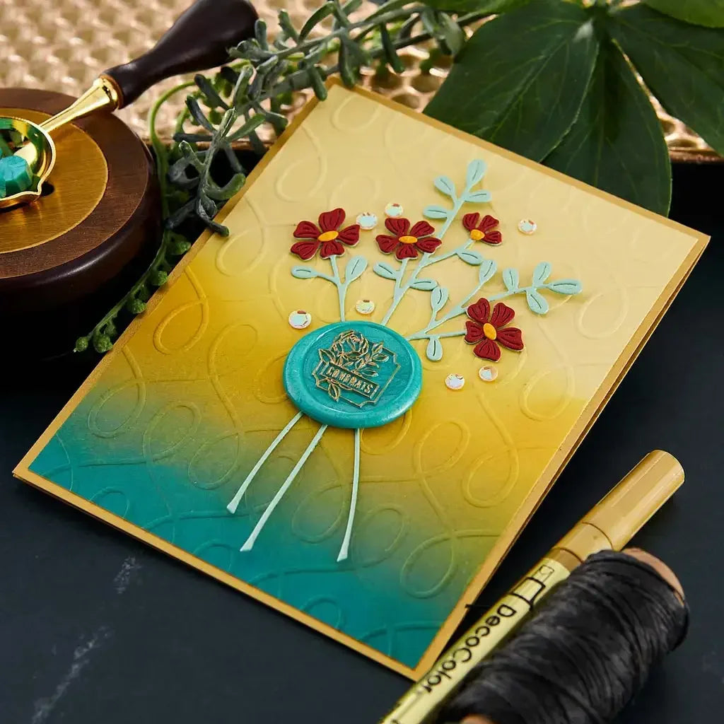 Christmas Series Wax Seal 2025 NEW Cutting Dies Scrapbook Diary Decoration Stencil Embossing Template DIY Greeting Card Handmade