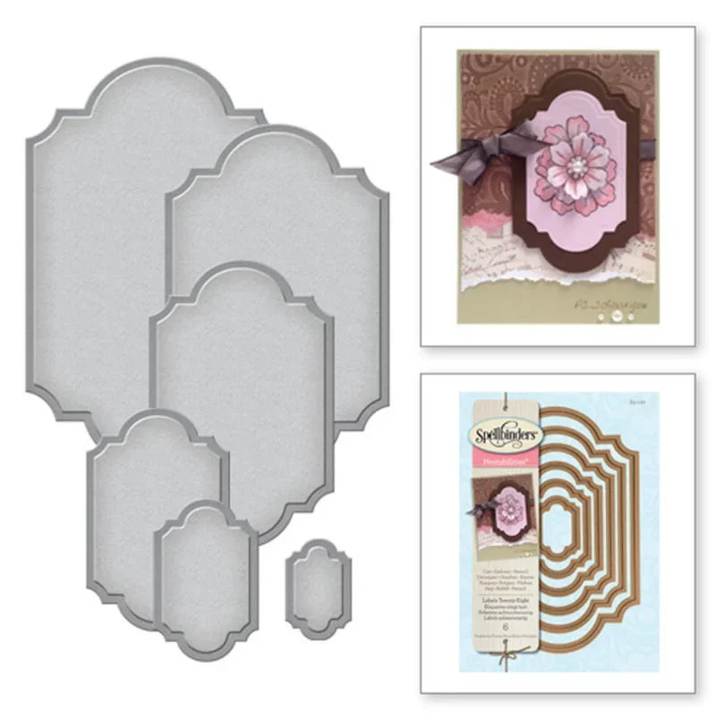 Geometric Graph Set 2025 New Metal Cutting Dies For Diy Scrapbooking Crafts Maker Photo Album Template Handmade Decoration