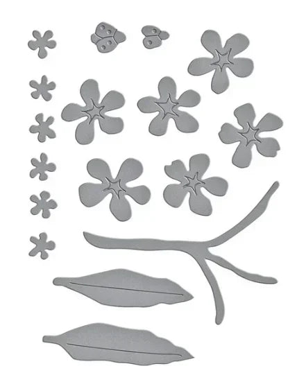 Flower 2025 NEW Cutting Dies Scrapbook Diary Decoration Stencil Embossing Template DIY Greeting Card Handmade