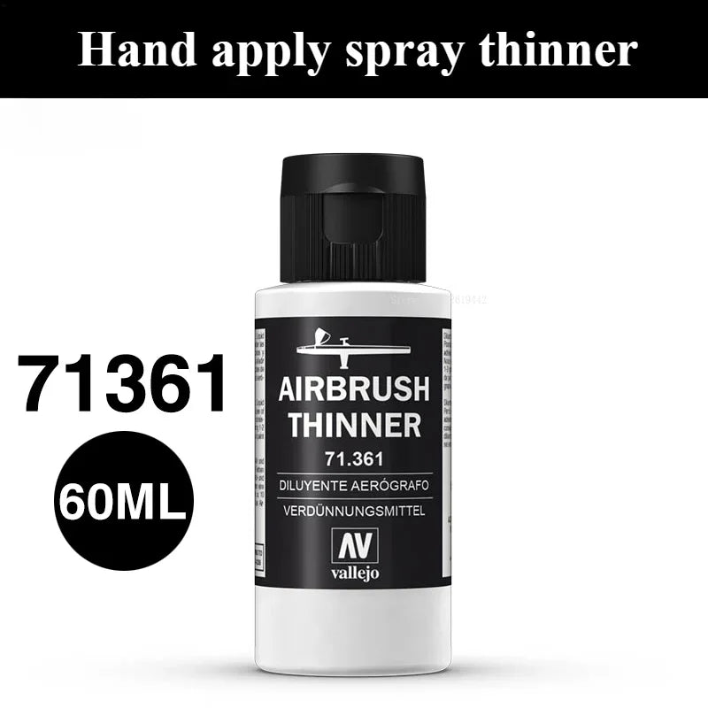 17ml/32ml/60ml/200ml/ Bottle Handmade Action Doll Model Waterborne Spray Apply Thinner DIY Car/boat Color Apply Painting Thinner