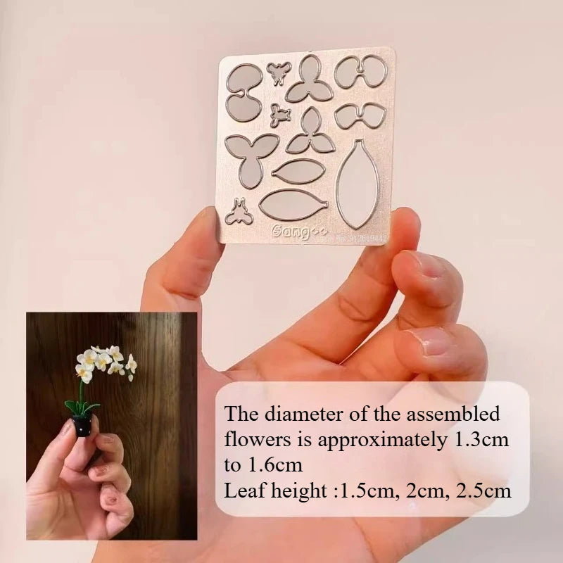 Ultra-light Clay Simulation Plant and Flower Leaves and Petals Shapes Carbon Steel Cutting Mold DIY Doll Decoration Making Tools