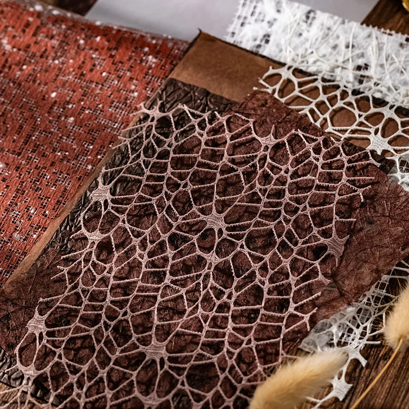 16pcs Vintage Mixed materials Lace paper Scrapbook Materials DIY Photo Album Collage Journal Creative Stationery Material paper
