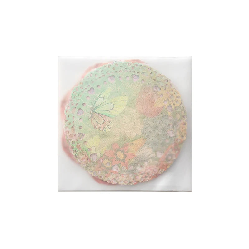 20 pcs/lot INS lace material paper Decorative Scrapbooking Diary Album hand made Collage material Background paper