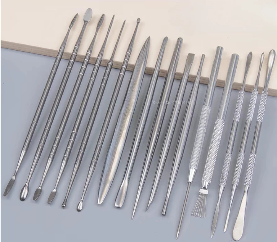 6-16 Pieces/set of Ultra Light Clay Doll Face Fine Sculpture Tools DIY Polymer Clay Animation Cartoon Character Sculpting Tools