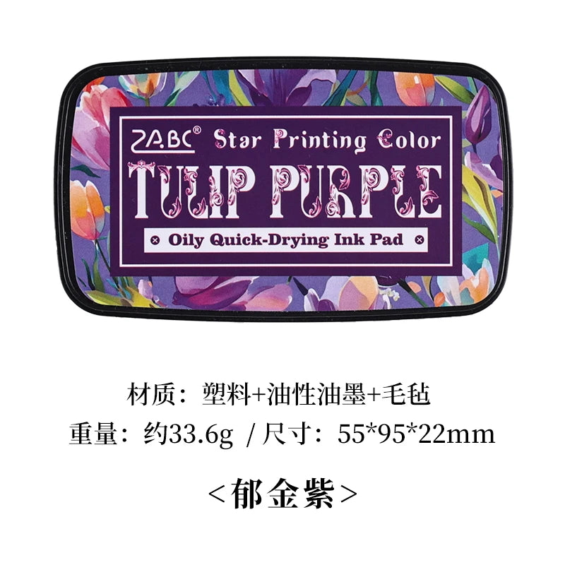 Colorfull Multicolor Ink Pad Planner Stamps Art Scrapbook Student Supplies Self Ink Stamp Inkpad School Accessories Stationery