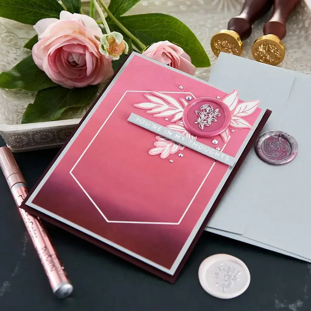 Christmas Series Wax Seal 2025 NEW Cutting Dies Scrapbook Diary Decoration Stencil Embossing Template DIY Greeting Card Handmade