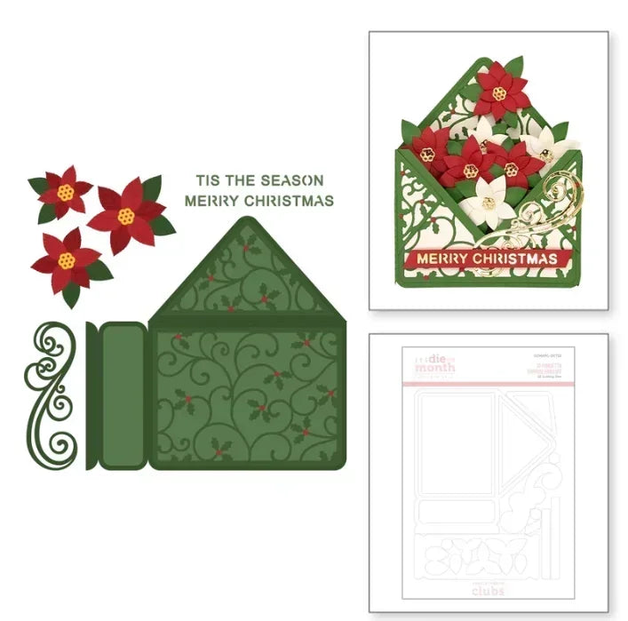 Envelope 2025 NEW Cutting Dies Scrapbook Diary Decoration Stencil Embossing Template DIY Greeting Card Handmade