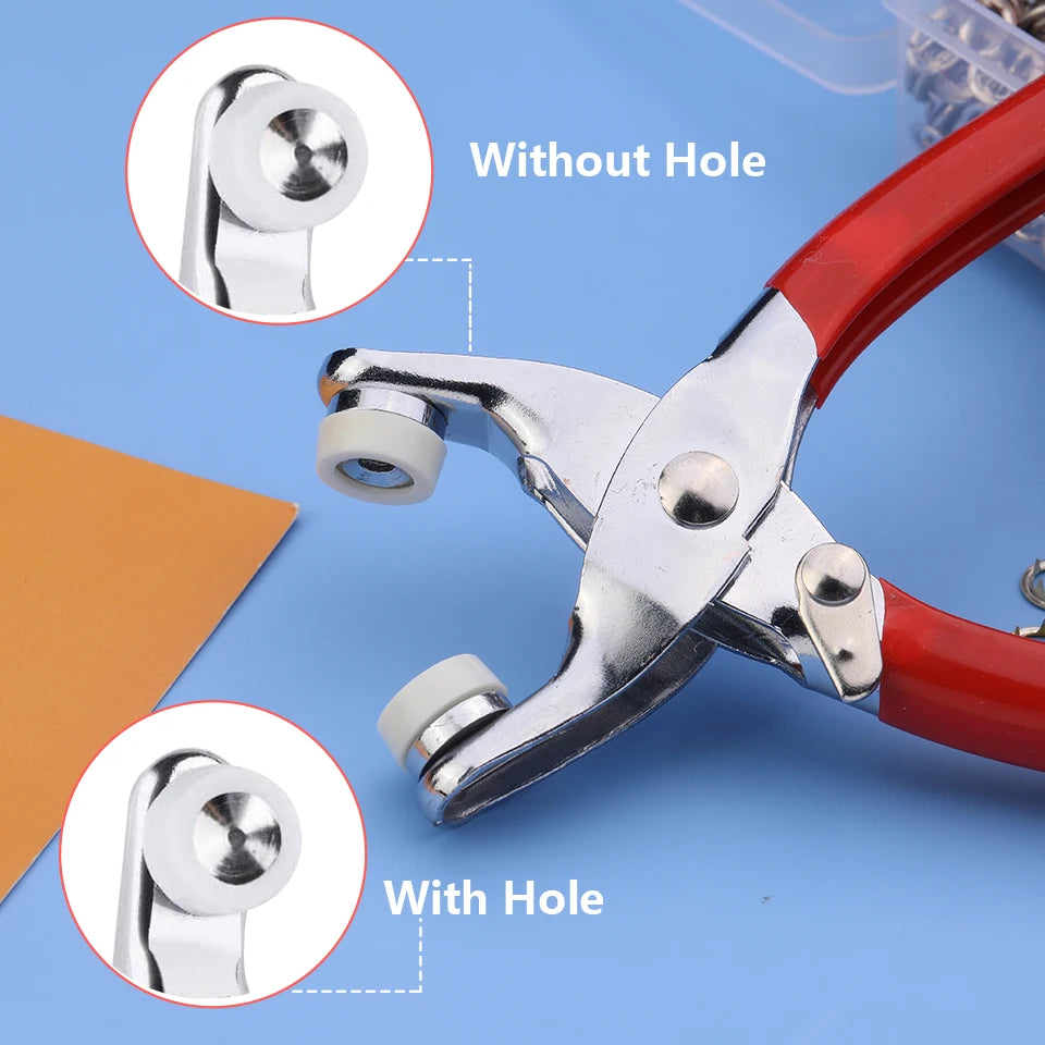 Zxiixz 420PCS Colored Metal Buttons Snap Hollow Prong Press Studs for DIY Craft Supplies Bag Clothes