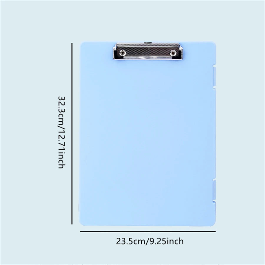 1pc Multi-Functional A4 Clipboard Document Holder - File Organizer with Sturdy Acrylic Board Clip for Office, School