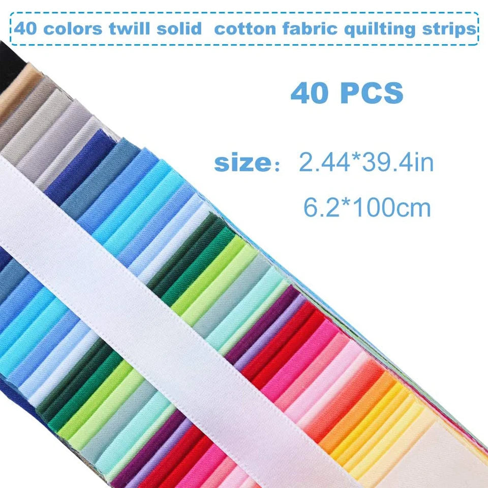 1Pack Fabric Roll Jelly Roll Up Cotton Fabric Quilting Strips Random Pattern Patchwork Craft Cotton Quilting Supplies