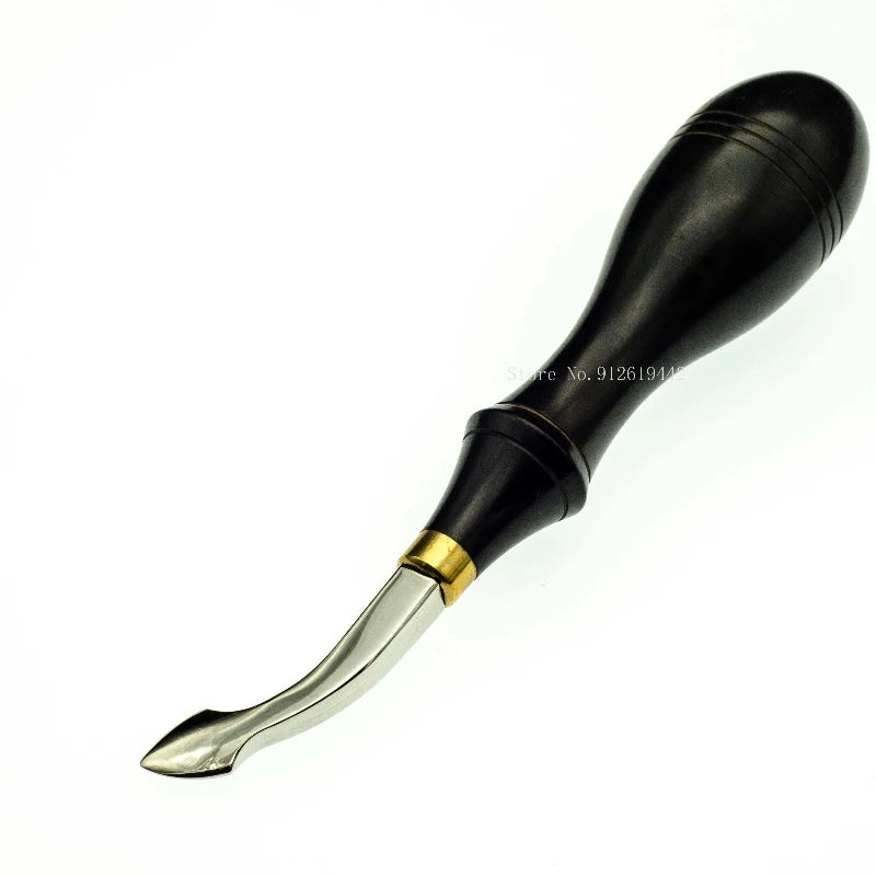Leather Product Shaping Trimming Edge Pressing Line and Groove Expanding Tool DIY Leather Craft Edge Line Making Auxiliary Tool