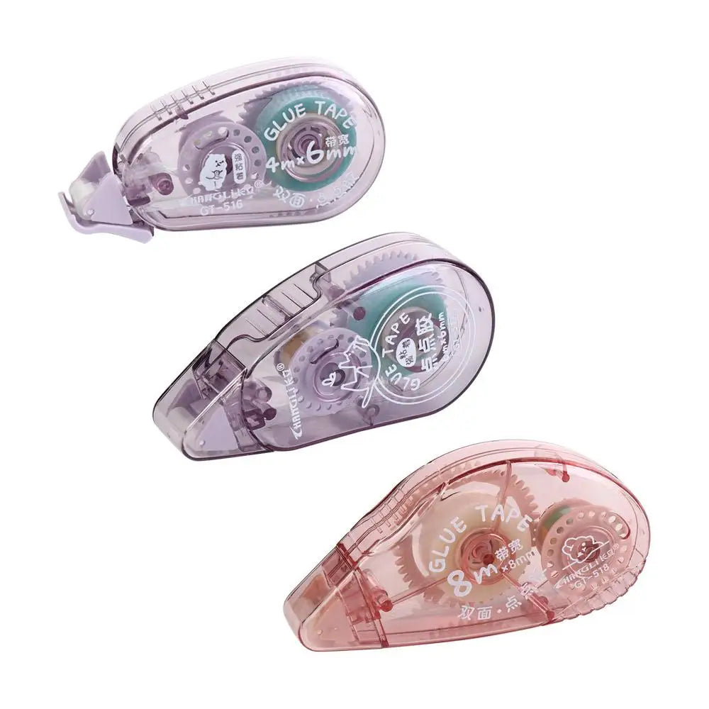 School Supplies Diary Journal Photo Album DIY Stationery Double Sided Adhesive Tape DIY Craft Supplies Dot Glue Roller Tapes