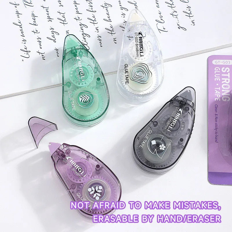 8m*6mm Double Sided Adhesive Dots Glue Tape DIY Scrapbooking Collage Photo Album School Stationery Supplies Roller Tape