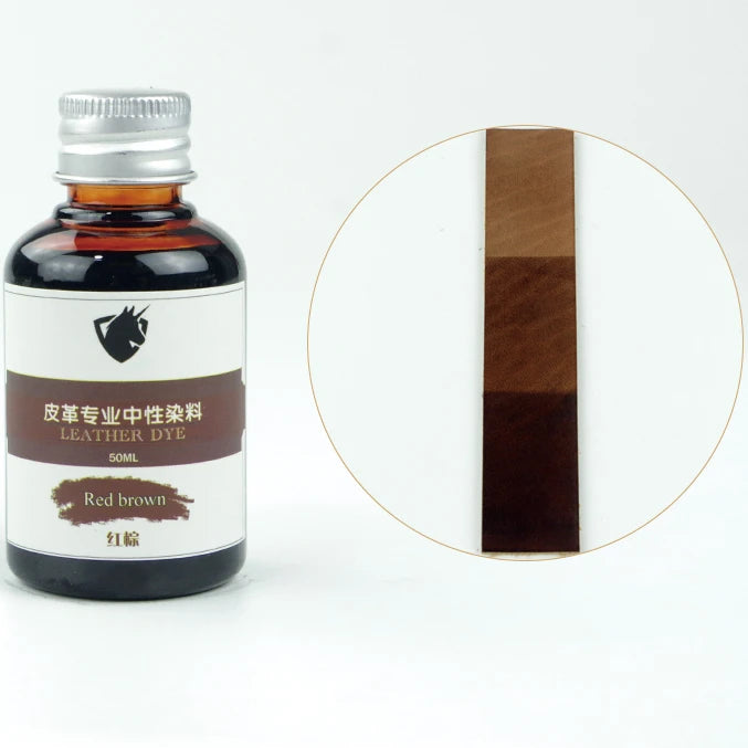 50ml Leather Color Changing Dye DIY Leather Painting Paint Adjustable Color Dilution Painted Graffiti Alcohol Dye Leather Goods