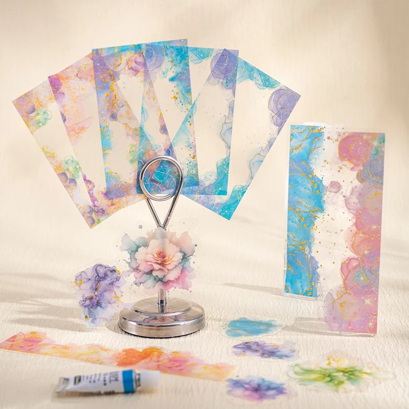 JIANQI 80pcs Vintage Stickers Set Diy Scrapbooking material Labels paper for Journal notebook Planner hand made Craft Supplies