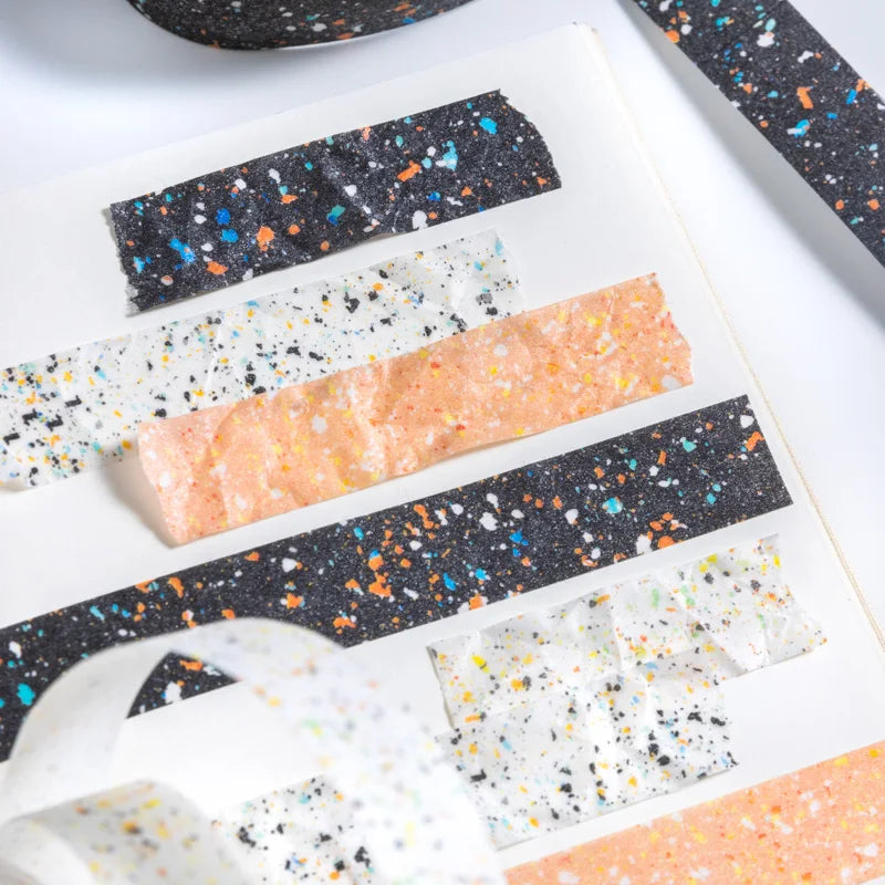 15mm*2m paper Tapes Star River Fragments DIY Scrapbooking Decor Photo Album Collage Junk Journal Materials Aesthetics Tapes
