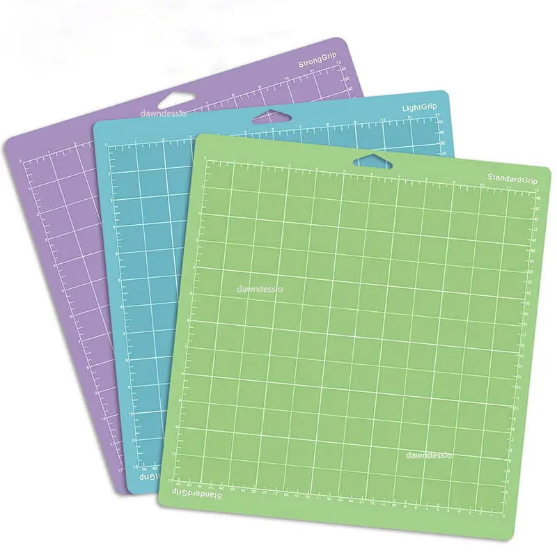 1/3pcs Mixed Color Engraving Machine Base Plate Cutting Mat for Cricut/cameo 4 with Adhesive Pvc Cutting Mats 33x35cm