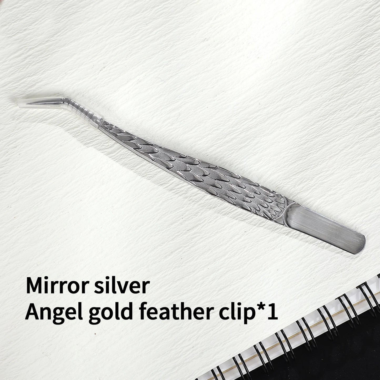 JIANWU Stainless Steel High Density Grafting Tweezers Journal Collage Tool Creative DIY Student Supplies Stationery