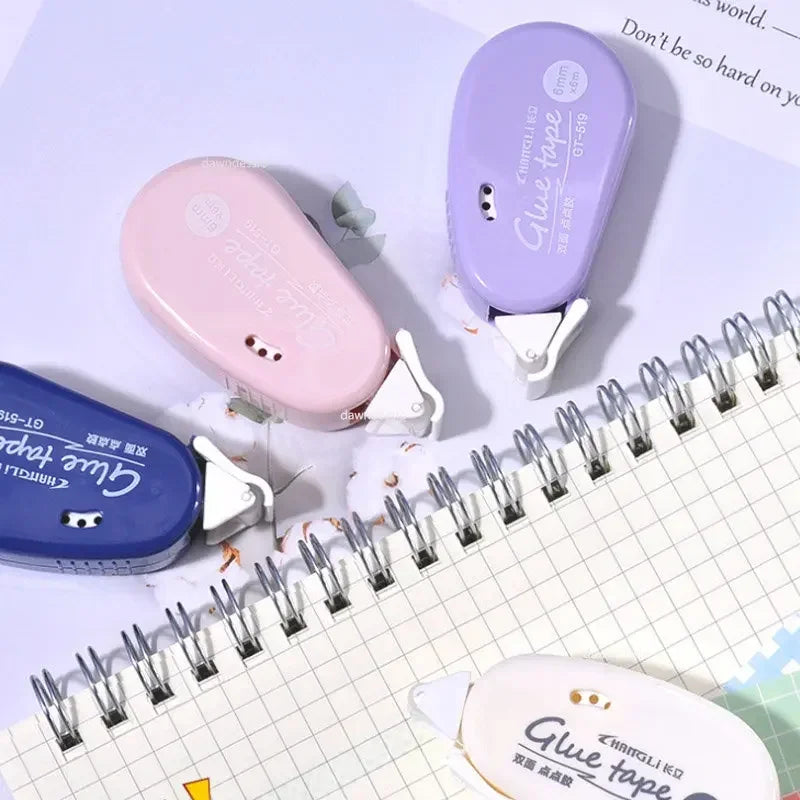 Double Sided Adhesive Dots Glue Tape - Perfect For Scrapbooking Collage Photo Journaling & Crafts School Stationery Supplies