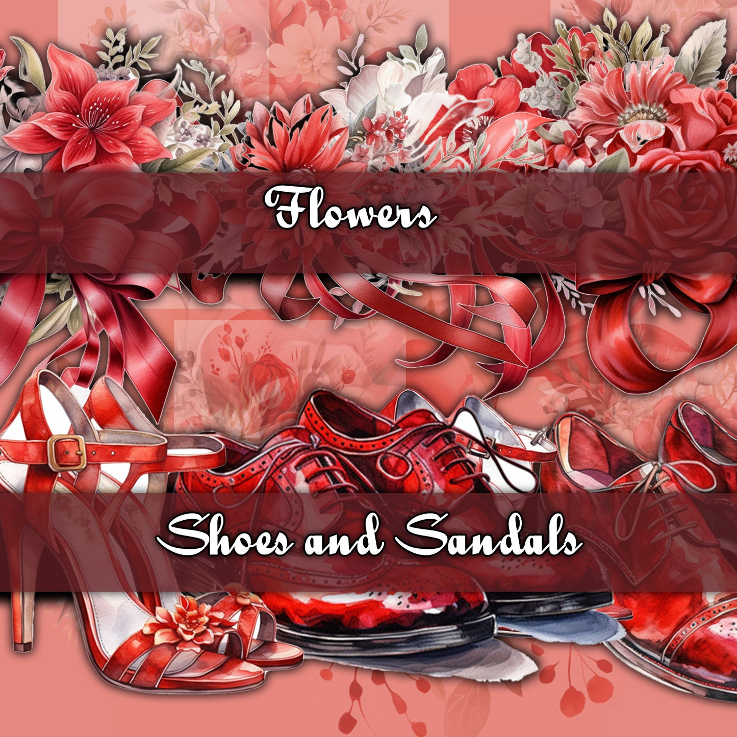 Vintage Wedding Bundle - Brides Bridegrooms Bridal Accessories, Rings, Cakes Flowers , Sandals, Ribbons. Rustic Theme commercial use png