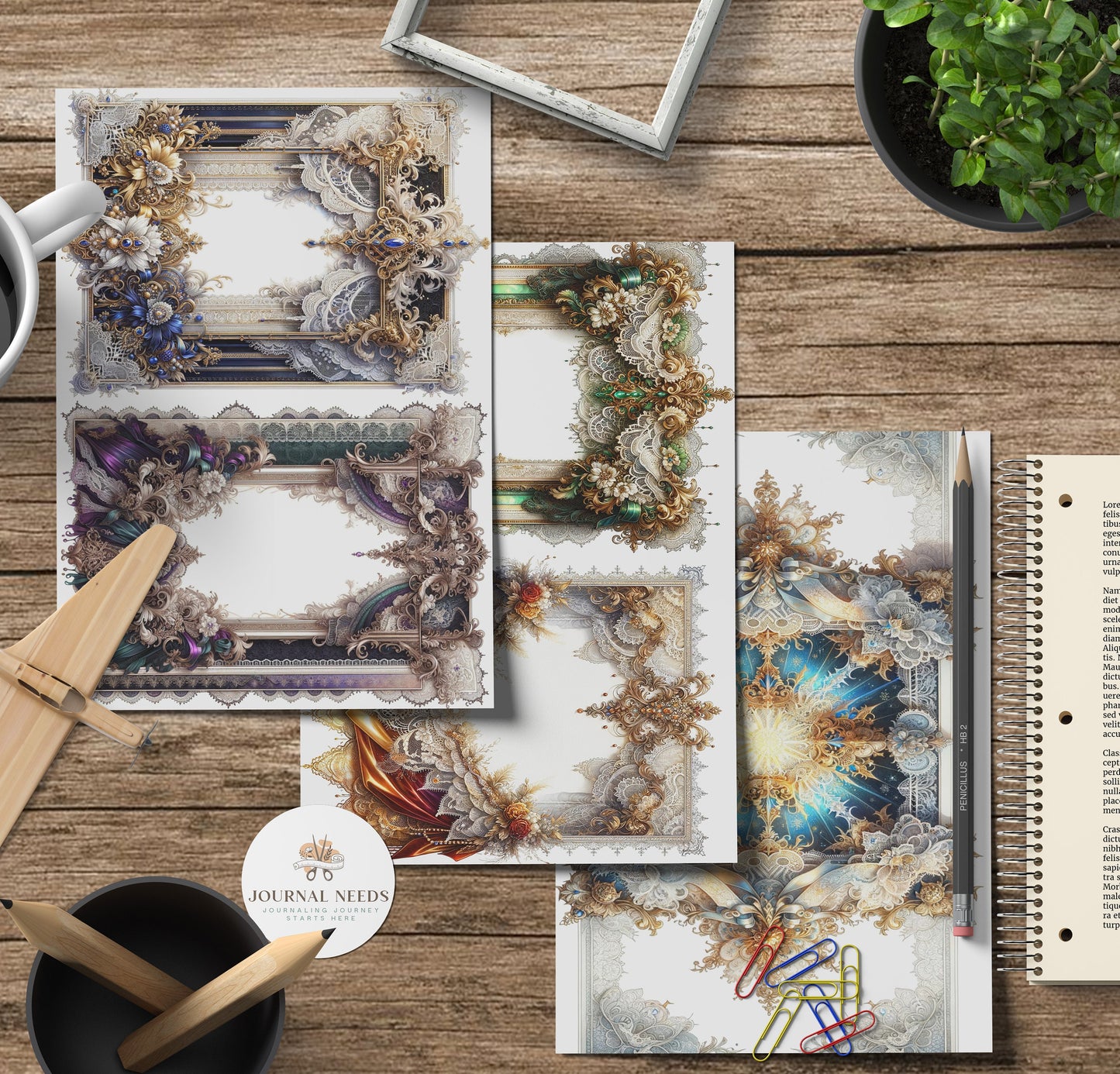 Victorian Yuletide Elegance: A Grand Collection of Over 50 sheet - 200 Vintage Christmas Images - christmas journal kit printable fussy cuts