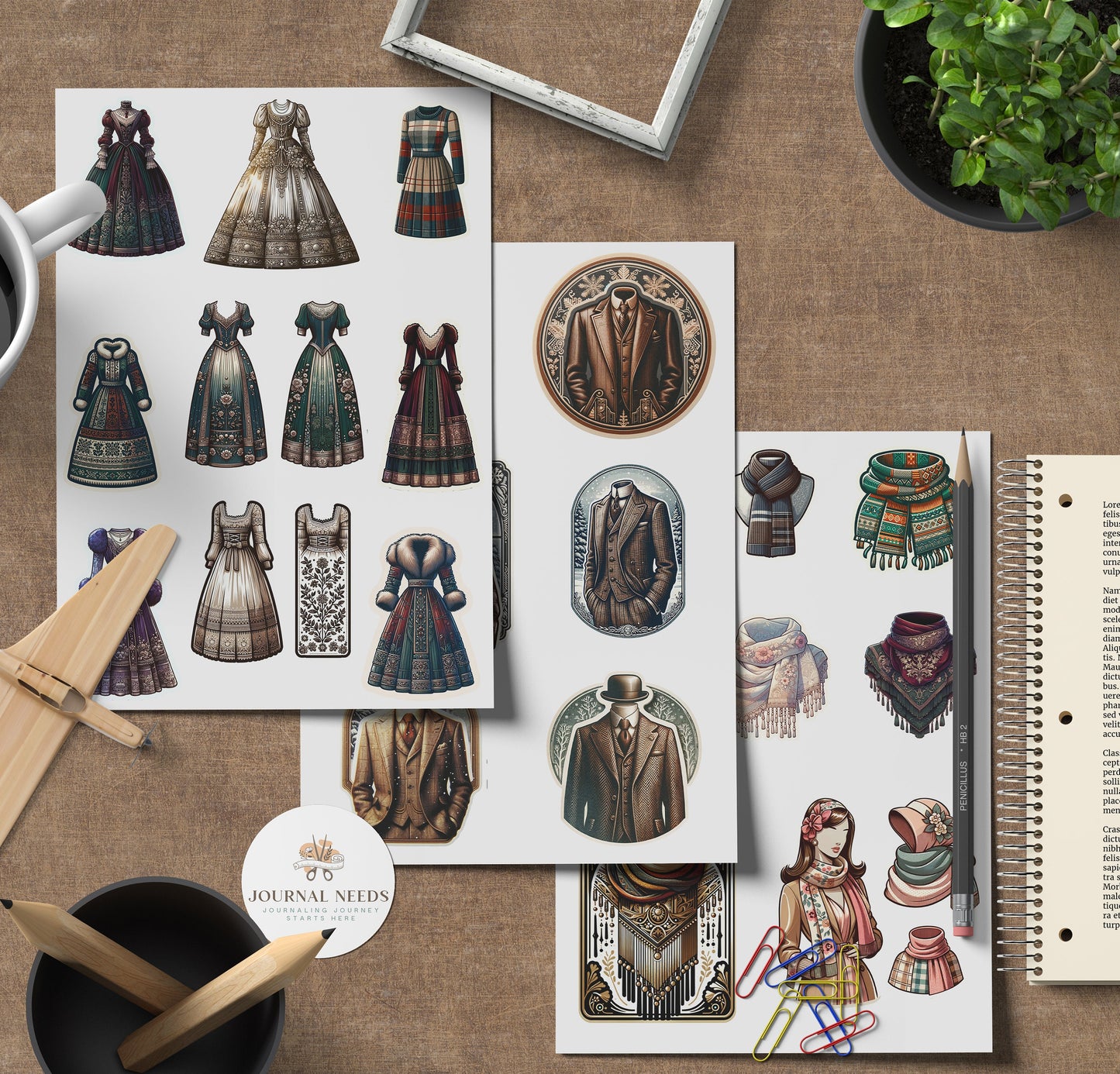 Vintage Snowy Winter Printable: 34 sheet of winter weather, fashion, warm drinks, cozy homes, background -PNG/JPG/PDF, Fussy Cuts, ephemera.