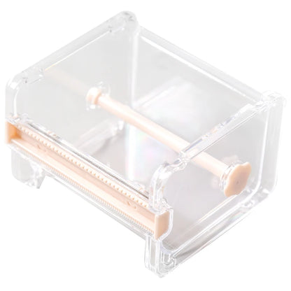 1pc Washi Tape Dispenser Holder Cutter Office Supplies Desk Accessories Organizer