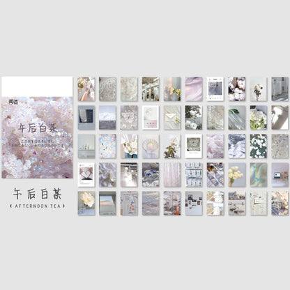 JIANQI 50 pcs INS Scrapbook Stickers aesthetic landscape junk journal Korea Stationery sticker book Scrapbooking Material