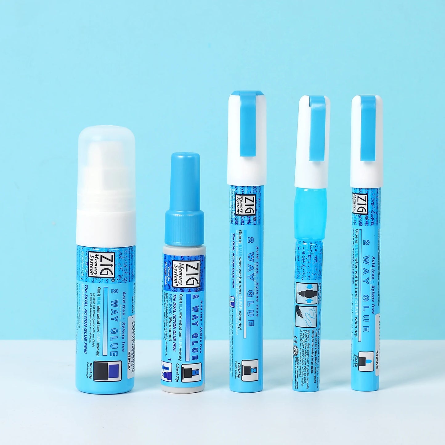 JIANWU/1pc JAPAN  kuretake ZIG environmental protection coloured glue DIY tools glue pens Office Supplies