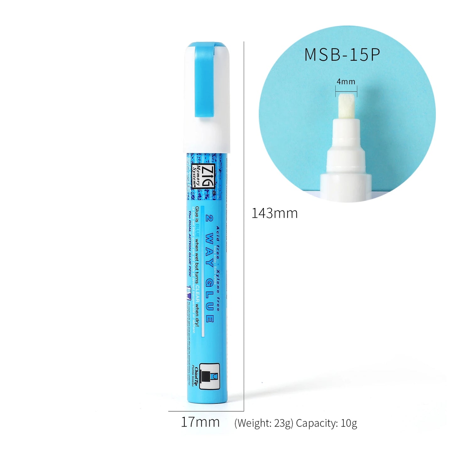 JIANWU/1pc JAPAN  kuretake ZIG environmental protection coloured glue DIY tools glue pens Office Supplies