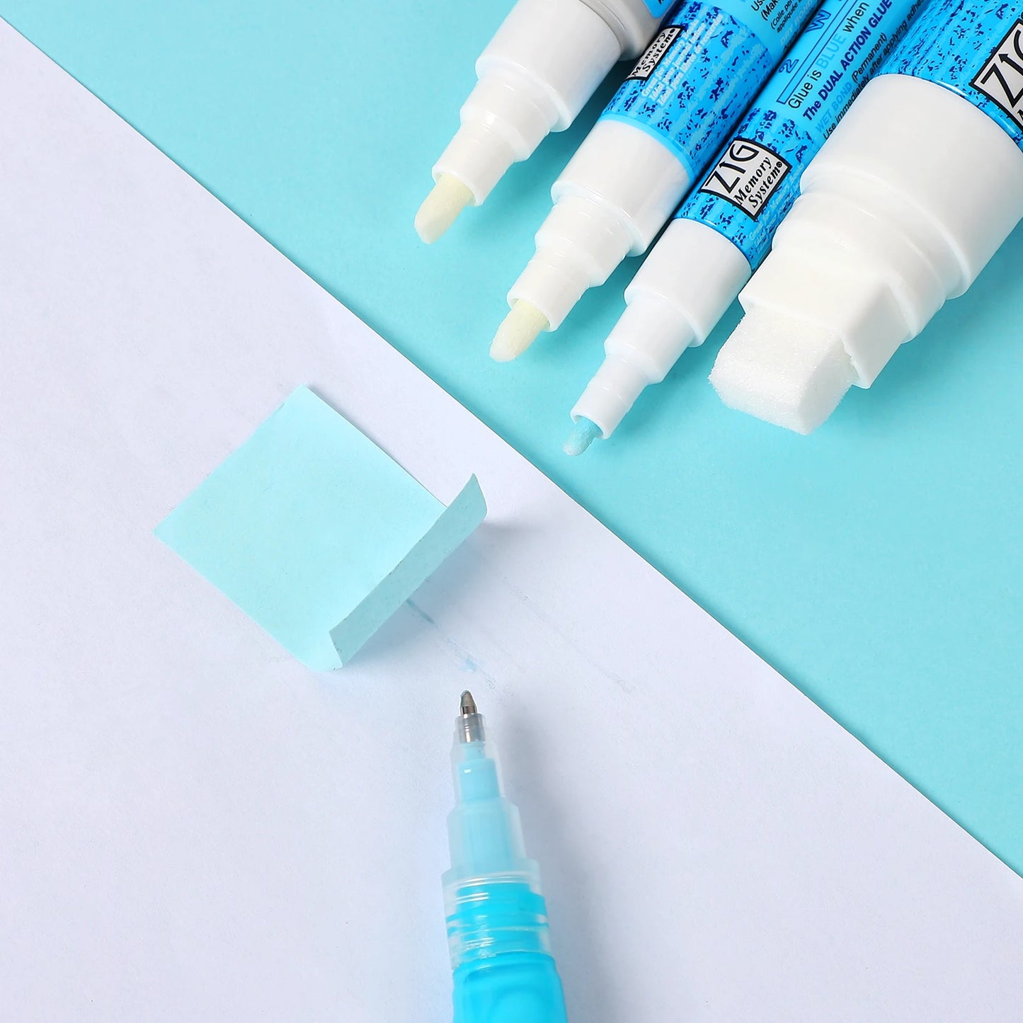JIANWU/1pc JAPAN  kuretake ZIG environmental protection coloured glue DIY tools glue pens Office Supplies