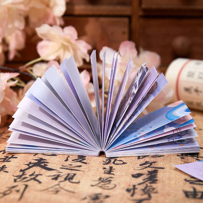JIANQI 50 pcs Stickers Stickers book Cartoon animation Decorative Scrapbooking material Adhesive Diy Sticker for Diary Album