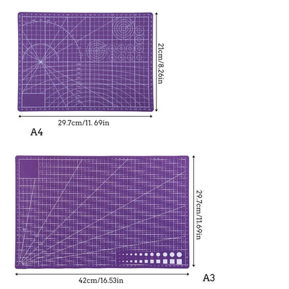 A4 Multifunctional Handicraft Art Engraving Board Cutting Mat DIY Paper Carving Pad High Elasticity Toughness Durable