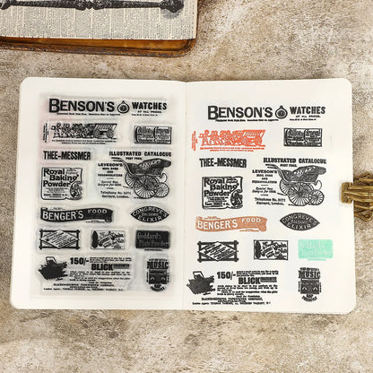 JIANWU Vintage Door Window Hot Air Balloon Material Collage Landscape Transparent Silicone Stamp Creative DIY Journal Stationery