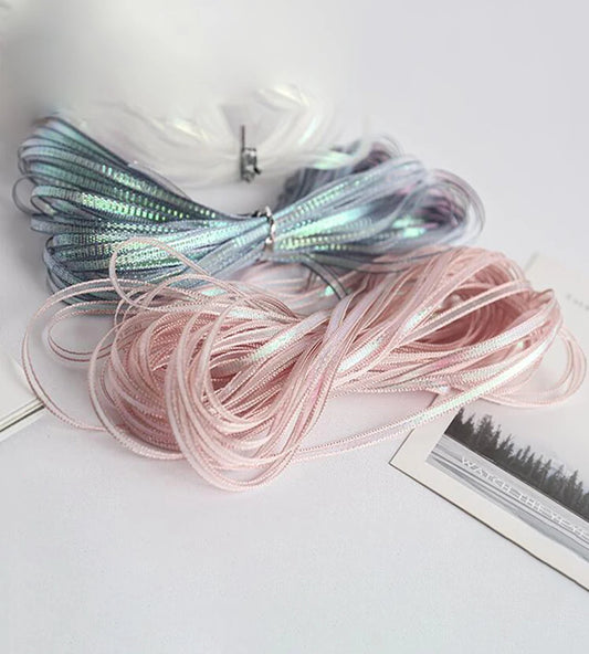 10 Yards Colorful Balloon Ribbon Wedding Party Birthday Decoration DIY Packaging Bow Accessories Ribbon 3mm Wide