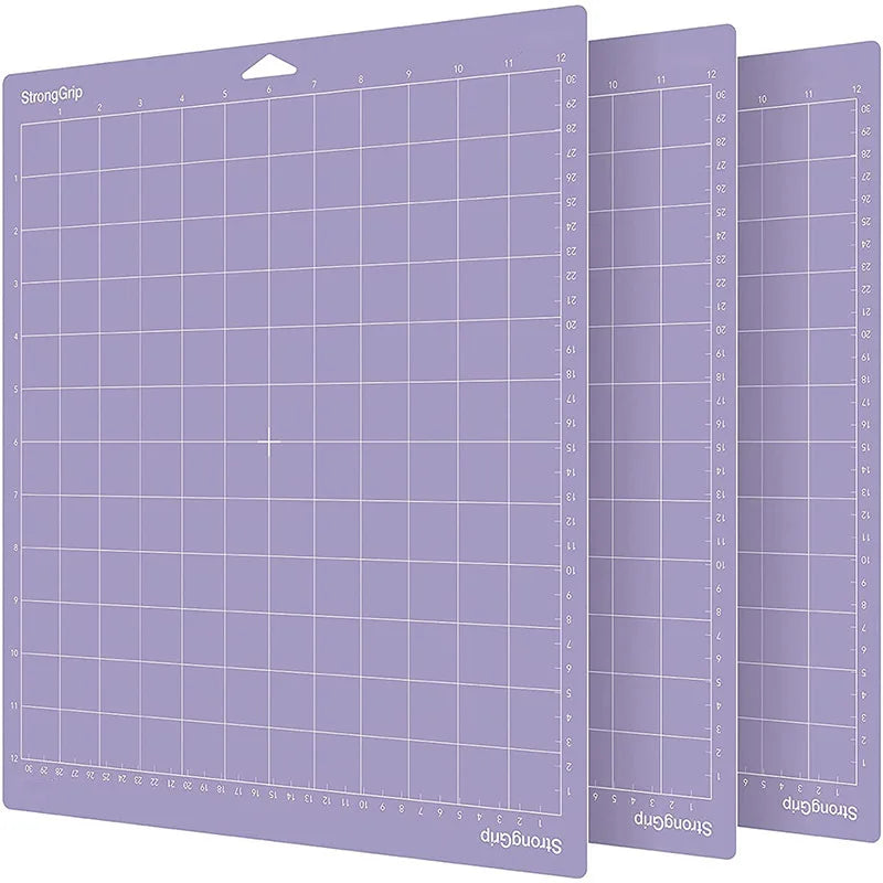 1/3pcs Mixed Color Engraving Machine Base Plate Cutting Mat for Cricut/cameo 4 with Adhesive Pvc Cutting Mats 33x35cm