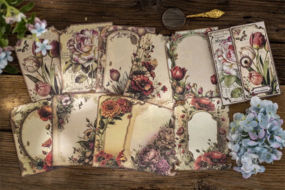 30 sheets/pack of plant and animal decoration materials paper account DIY collage scrapbook background scrapbooking craft paper