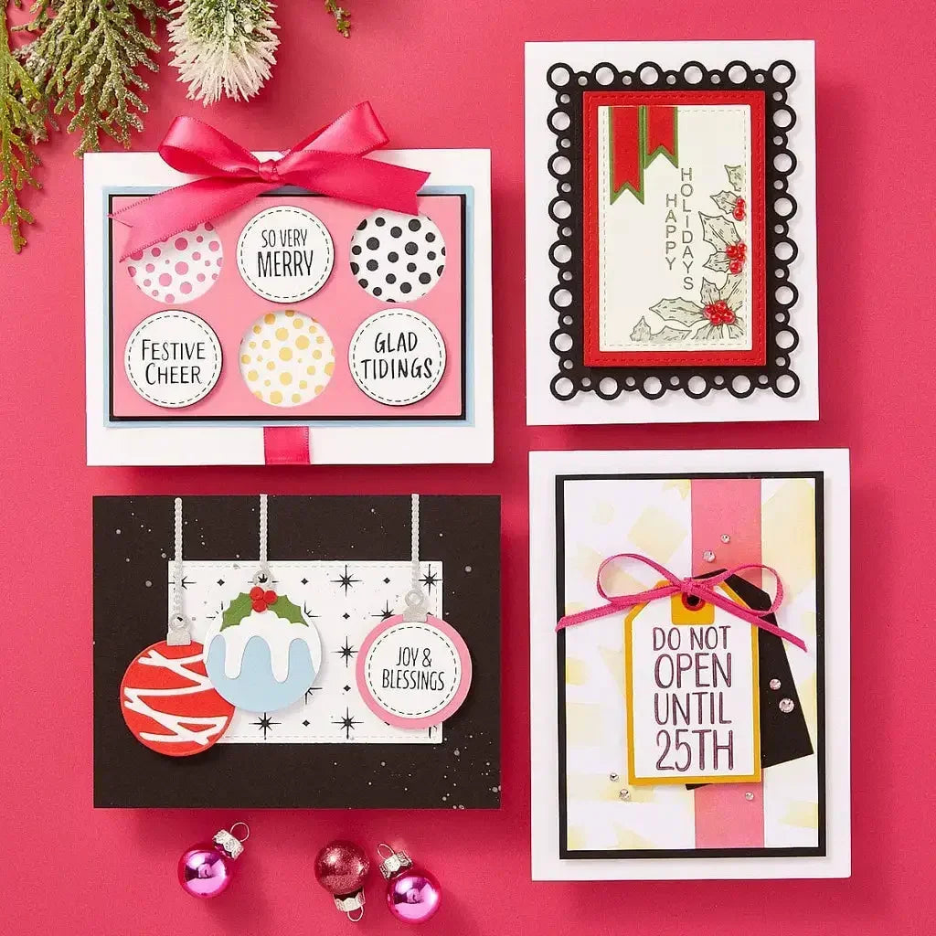 Birthday Rectangles 2025 NEW Cutting Dies Scrapbook Diary Decoration Stencil Embossing Template DIY Greeting Card Handmade