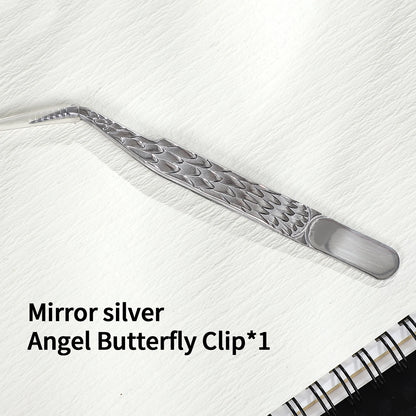 JIANWU Stainless Steel High Density Grafting Tweezers Journal Collage Tool Creative DIY Student Supplies Stationery