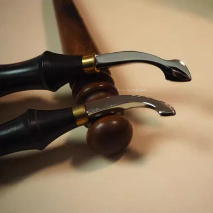 Leather Product Shaping Trimming Edge Pressing Line and Groove Expanding Tool DIY Leather Craft Edge Line Making Auxiliary Tool
