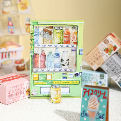 JIANQI 50 pcs Kawaii Cartoon small Stickers Cute Mini Decorative Scrapbooking accessories Adhesive Diy junk journal supplies