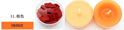 34-color candle dye diy scented candle making pigment flake soy wax pigment color block soy candle making kit diy supplies