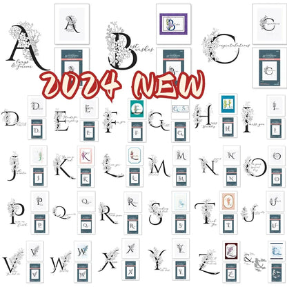 2025 New ABC Press Plate Dies Scrapbook Diary Decoration Stencil Embossing Template DIY Greeting Card Handmade