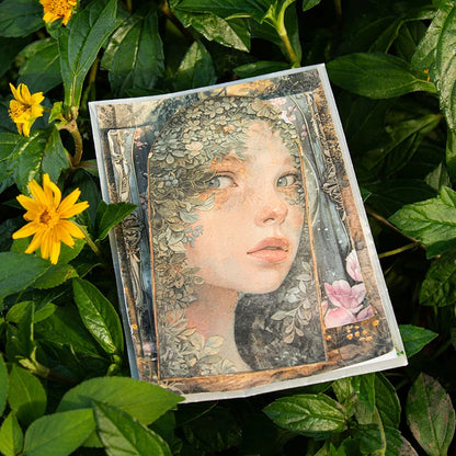 JIANQI 30 pcs Forest fantasy Series Material paper Decorative paper Diy Diary Album Scrapbooking Material Junk Journal Supplie