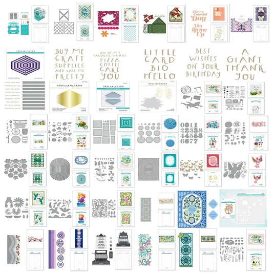 Envelope 2025 NEW Cutting Dies Scrapbook Diary Decoration Stencil Embossing Template DIY Greeting Card Handmade